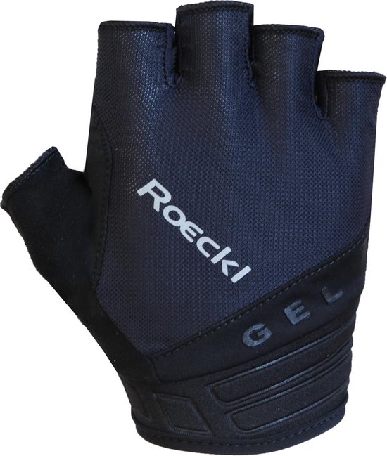 Roeckl Itamos Fietshandschoenen Unisex - Zwart/Blauw - Maat L
