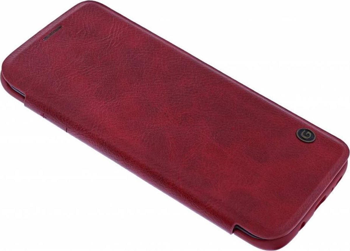 G - Case Rood Kunstleer Flip Cover Hoesje Samsung Galaxy S7 Edge