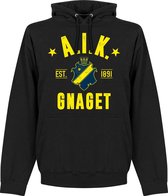 AIK Established Hoodie - Zwart - XL