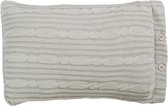 RM Winter Knit cushion Grey 30x50