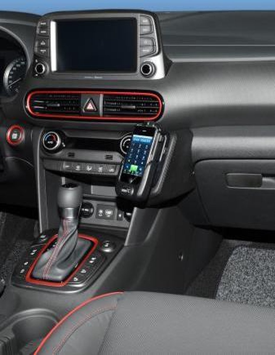 Kuda console Hyundai Kona 2017- Zwart