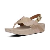 Fitflop™ Vrouwen   80007409 / Damesschoenen Paisley Rope Back - Goud - Maat 40