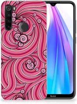 Hoesje maken Xiaomi Redmi Note 8T Swirl Pink