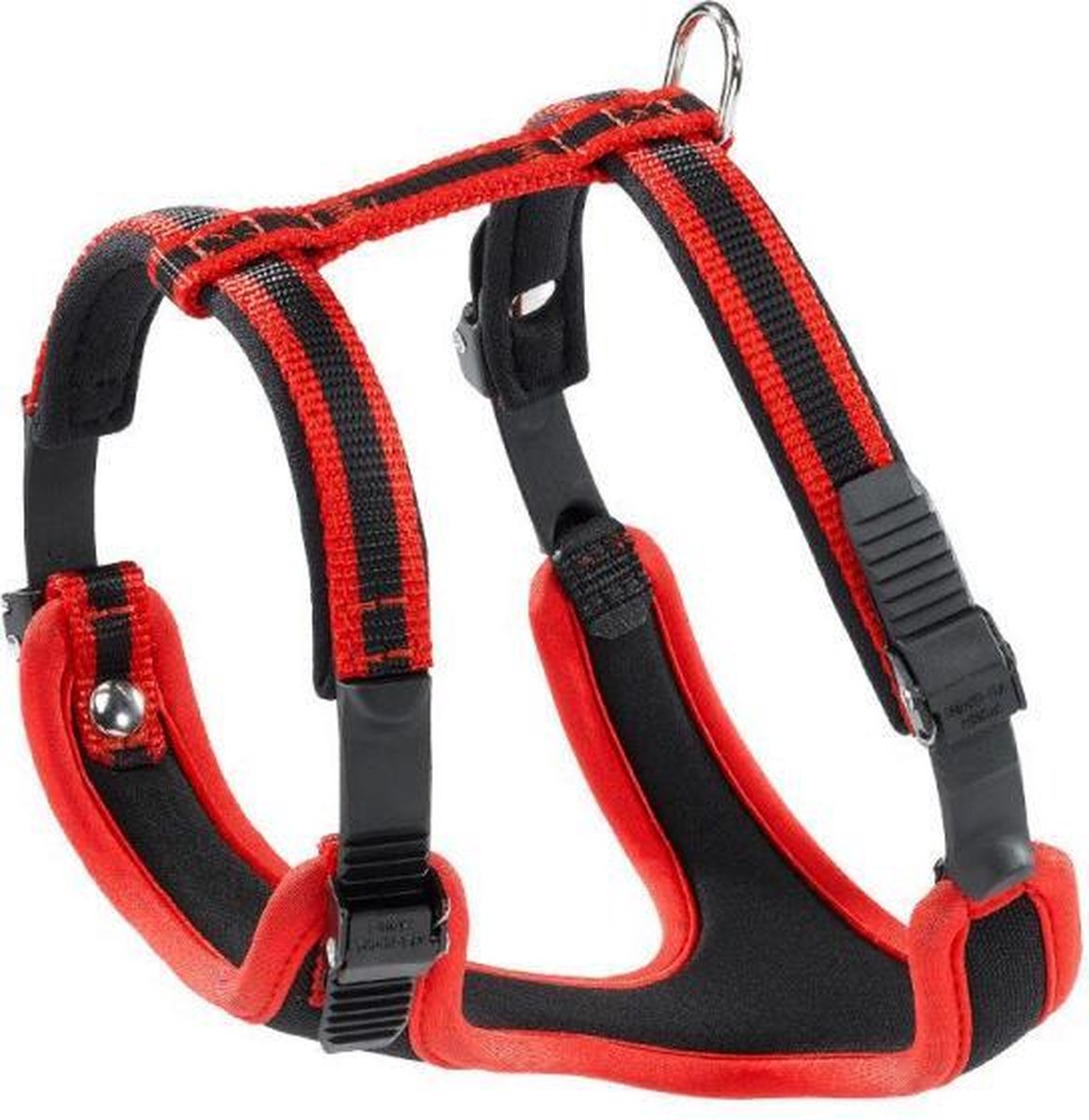 Ferplast Hondentuigje Ergocomfort 47 Cm Nylon Zwart/rood