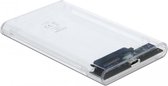 DeLOCK 42617 behuizing voor opslagstations 2.5'' HDD-/SSD-behuizing Transparant