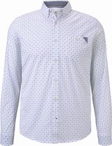 Tom Tailor Lange mouw Overhemd - 1017359 Wit (Maat: XL)