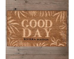 vooroordeel lichten abortus Rivièra Maison RM Good Day Leaves Doormat, Deurmat, Kokosmat | bol.com