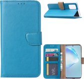 Xssive Hoesje voor Samsung Galaxy S20 Ultra (6.9 inch) - Book Case - Turquoise