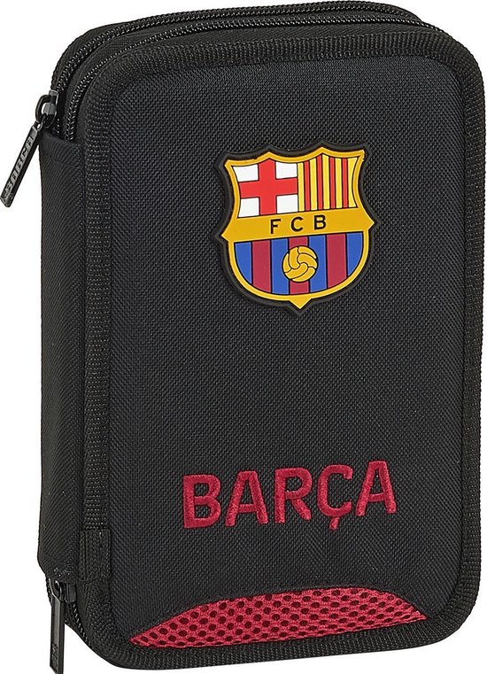 FC Barcelona Gevuld Etui - 13 x 21 x 4 cm - Zwart | bol