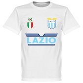 Lazio Roma Team T-Shirt - Wit - XS