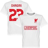 Liverpool Shaqiri 23 Team T-Shirt - Wit - 4XL