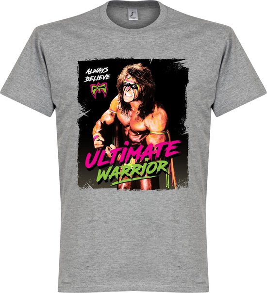 Ultimate Warrior T-Shirt - Grijs - L