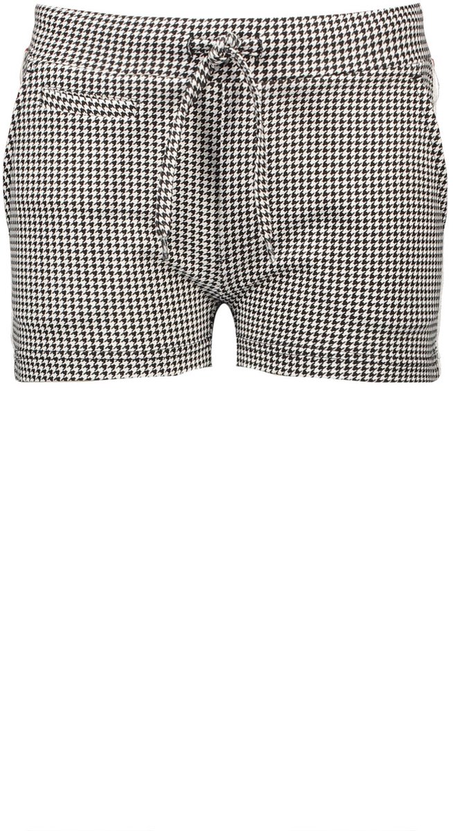 NoBell' short ShortyB pied de poule jet black