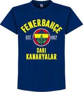 Fenerbahce Established T-Shirt - Navy Blauw - L