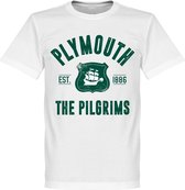 Plymouth Established T-Shirt - Wit - XXL