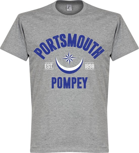 Portsmouth Established T-Shirt - Grijs - XL