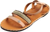 Yoga Sandalen gemakkelijke riem - beige 42 Slippers YOGISTAR