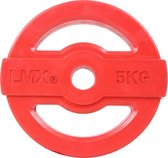 Lifemaxx Studio Pump Disc Halterschijf - 30 mm - 5 kg - Rood