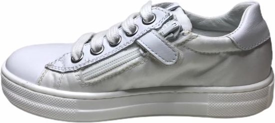 Baskets à lacets Naturino zipper dance zip blanc taille 30