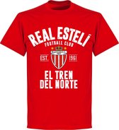 Real Esteli Established T-shirt - Rood - S