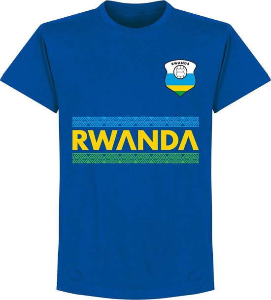 Rwanda Team T-shirt - Blauw - 3XL