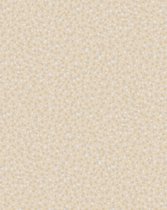 Steen tegel behang Profhome VD219124-DI vliesbehang hardvinyl warmdruk in reliëf gestempeld in used-look en parelmoer effect beige 5,33 m2