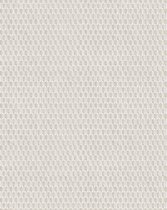 Ton sur ton behang Profhome DE120032-DI vliesbehang hardvinyl warmdruk in reliëf gestempeld tun sur ton glimmend wit 5,33 m2
