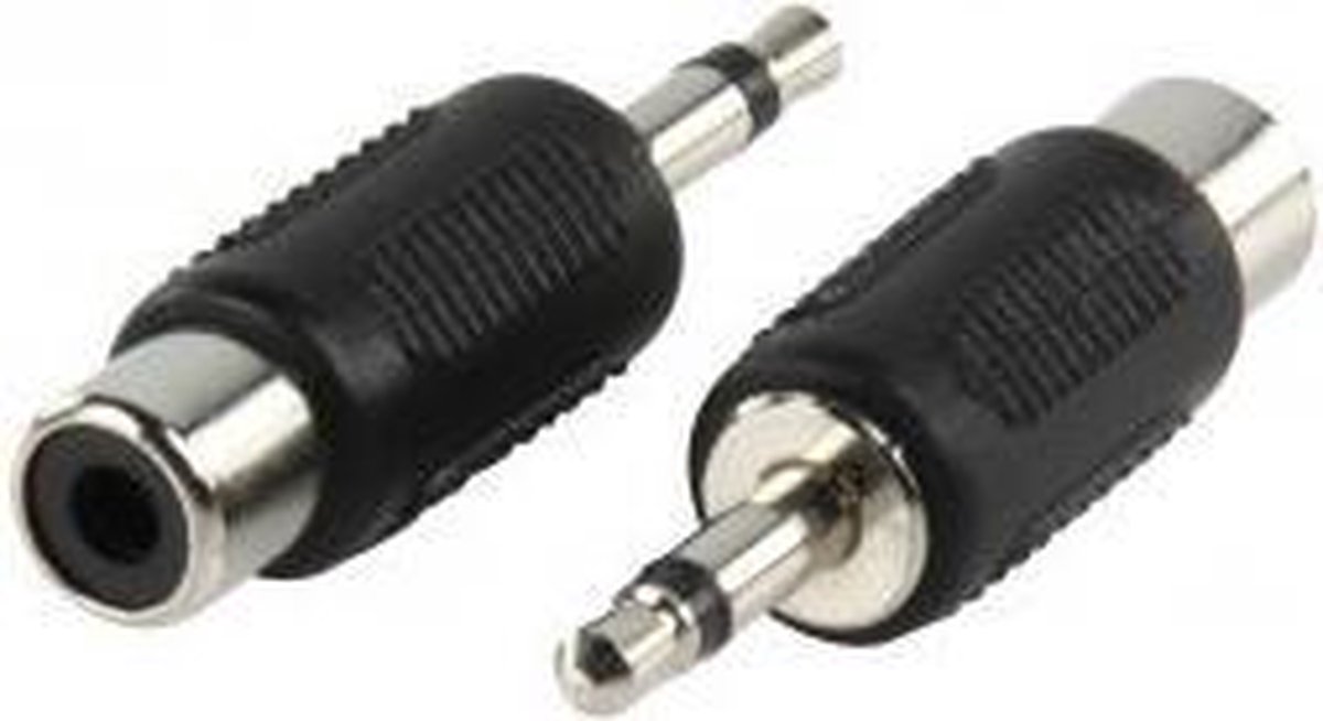 OKS Adapter 3,5mm Jack mono mannelijk - RCA vrouwelijk
