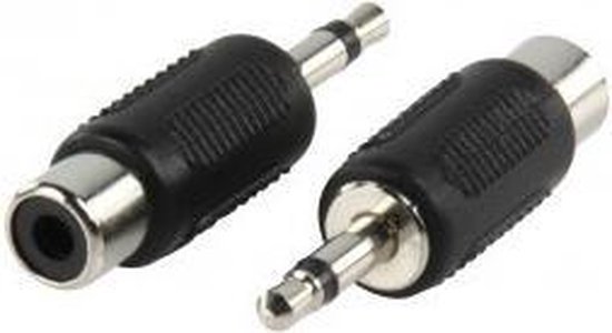 Valueline - Valueline Ac-001 Adapter Plug 3.5 mm Mono Stekker - Rca Kontra Stekker - 30 Dagen Niet Goed Geld Terug