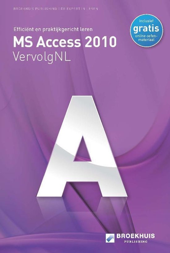 Cover van het boek 'Access 2010 Vervolg NL'