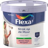 Flexa Strak op de muur - Muurverf - Mengcollectie - Midden Kers - 5 Liter