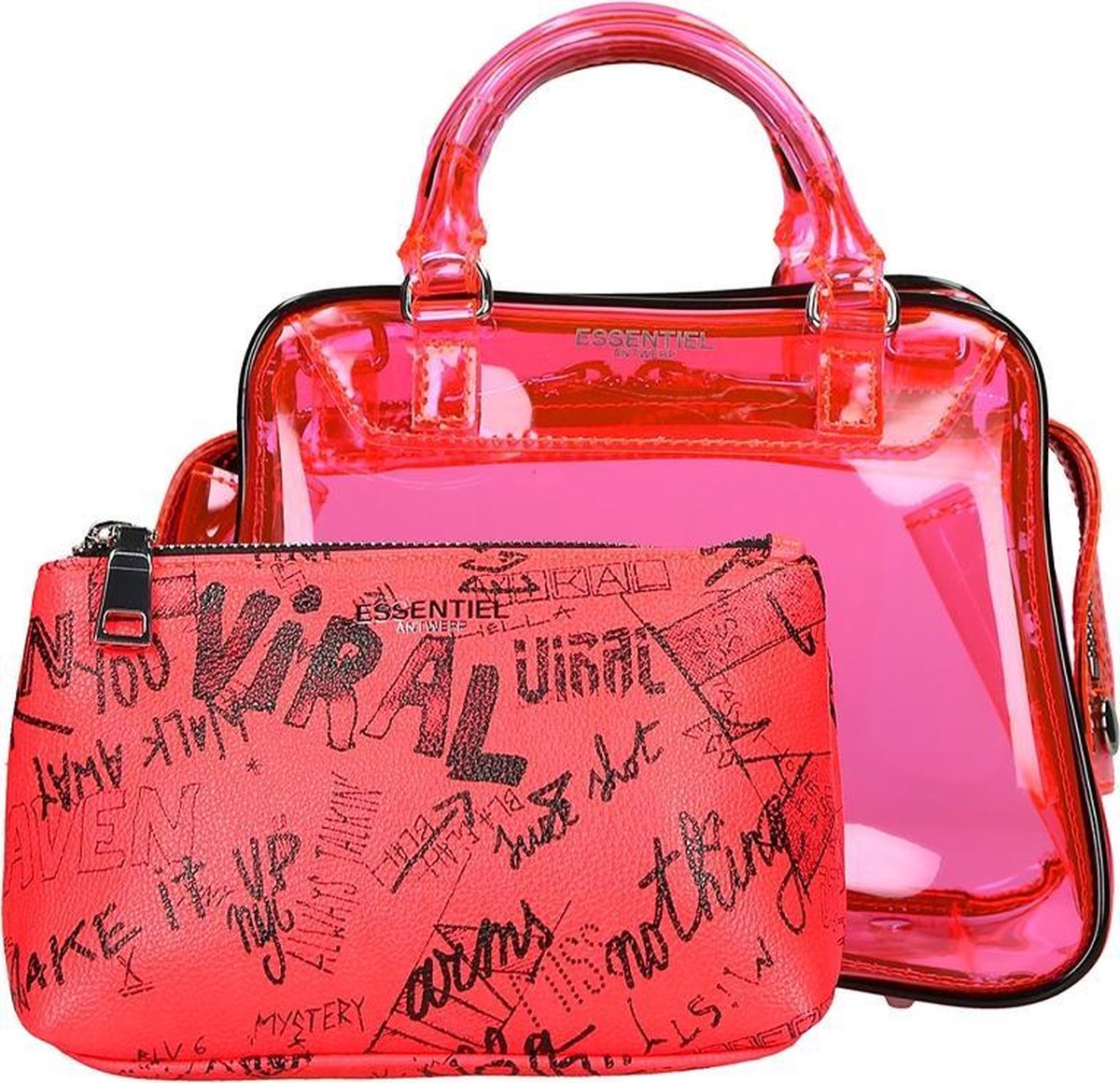 Essentiel Antwerp Vilietta handtas hardcore pink bol