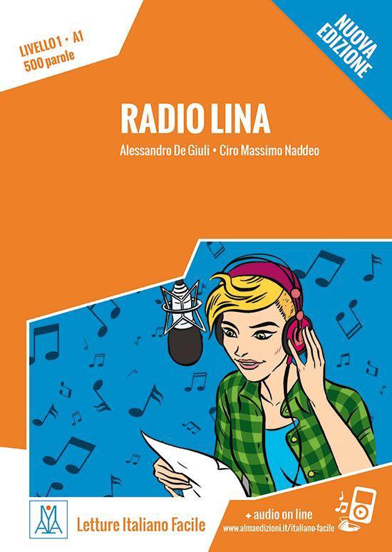 Letture Italiano Facile - Radio Lina (A1) libro + MP3 - cover