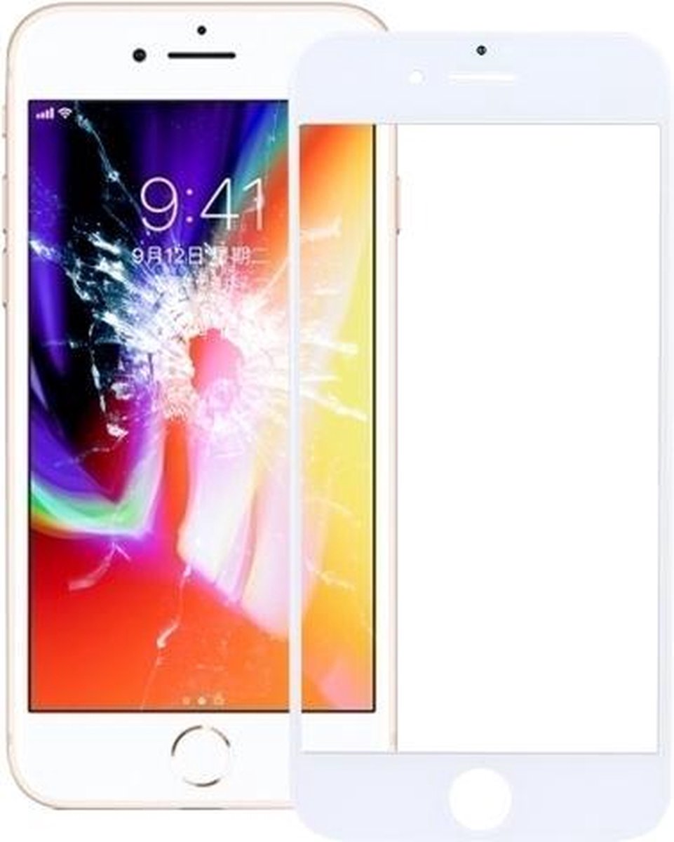 iPhone 8 PLUS Front Glas |Wit / White | Reparatie onderdeel |TrendParts