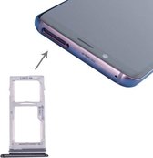 Samsung Galaxy S9 / S9+ Simkaarthouder| Sim Tray / Dual Sim| Grijs / Grey| Reparatie Onderdeel