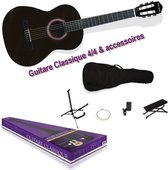 DELSON Classic gitaarpakket Granada zwart + accessoire