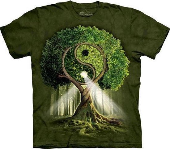 T-shirt Yin Yang Tree XXL