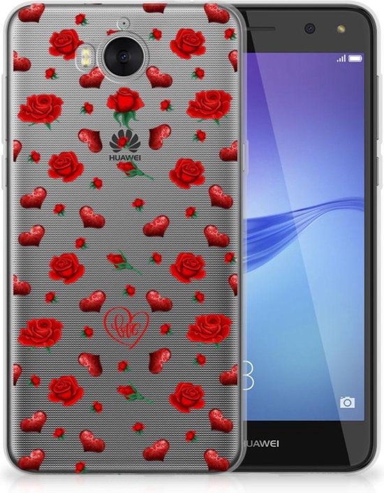 kort medley roddel Huawei Y5 2017 | Y6 2017 Telefoonhoesje met Naam Valentine Design | bol.com