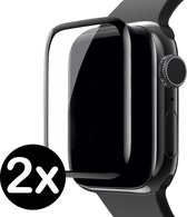 Screenprotector Voor Apple Watch 2 Full Cover 3D Glas (42 mm) - 2 PACK