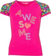 Papillon T-shirt Awesome Roze Meisjes Maat 116