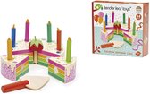 Tender Leaf Toys Verjaardagstaart Regenboog Junior 7-delig