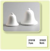 Piepschuim klok 7cm  3 verschillende maten