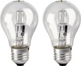 Xavax Halogeen-gloeilamp, E27, 46W, warm wit, 2 stuks