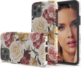 Apple iPhone 11 Bloemen Design Back Cover Hoesje - Multi kleur