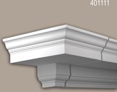 Buitenhoek Profhome 401111 Exterieur lijstwerk Hoeken voor Wandlijsten Gevelelement neo-classicisme stijl wit