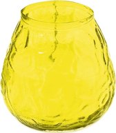 1x Geurkaars citronella tegen muggen 48 branduren - Geurkaarsen citrus geur - Glazen lantaarn - Anti-muggen citronella