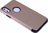 Goud Armor Defender Backcover Hoesje iPhone X / Xs