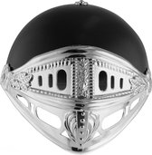 ESPA - Zwarte en zilverkleurige ridder helm voor kinderen - Maskers > Integrale maskers