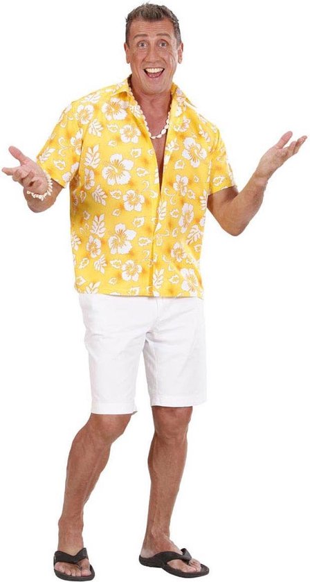 Chemise hawaïenne jaune pour homme - Déguisement - M / L" | bol.com