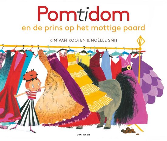 Boek cover Pomtidom en de prins op het mottige paard van Kim van Kooten (Hardcover)